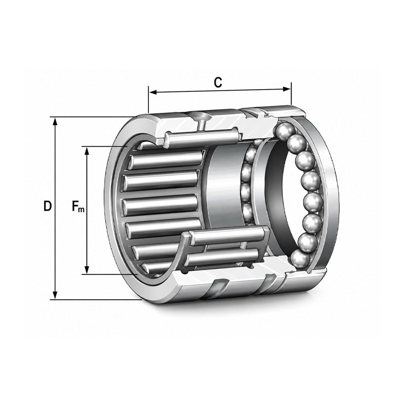 INA NX20 Needle Roller/Axial Ball Bearing 20x30x28mm - Allow 1-2 Days - Contact Us For Faster Delivery