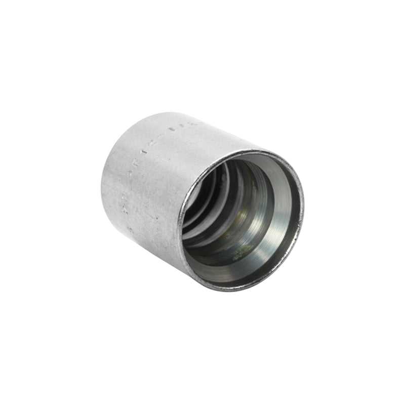 FLEXEQUIP/VOSS PF12 R2A/4SP Zinc Nickel Plated Ferrule Fitting with Skive for Hoses 1/4 inch SAE - Allow 2-3 Days