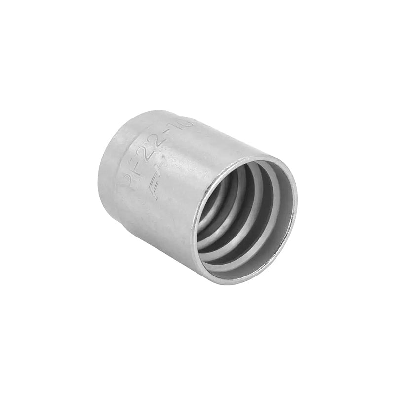 FLEXEQUIP/VOSS PF22 R1AT/R2AT Ferrule Fitting No Skive for Hoses 1 inch SAE - Allow 2-3 Days