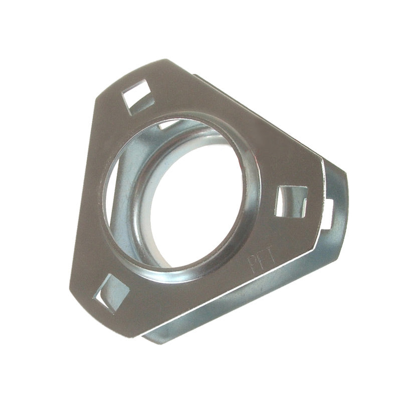 PFT205 1 set of Pressed Steel 3 Bolt Triangle Flange Housing for 205 Inserts