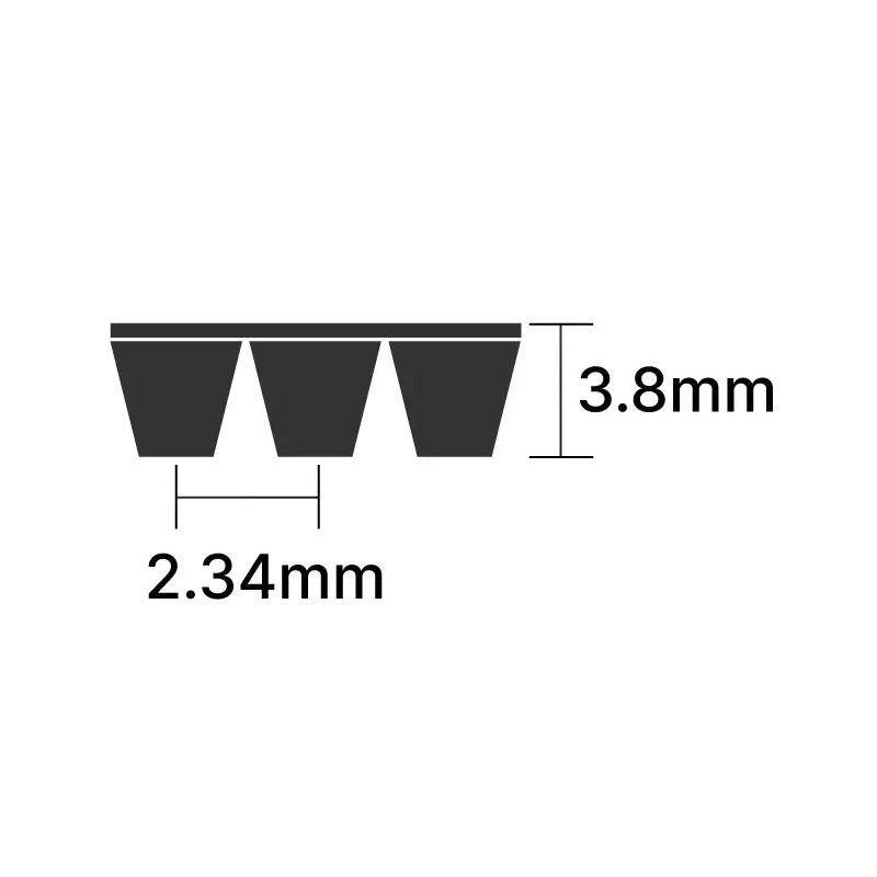 1981PJ/780J Pix Poly V Multiple Ribbed Belt 1981mm/78 inch Length with 9 Ribs Allow 2-3 Days