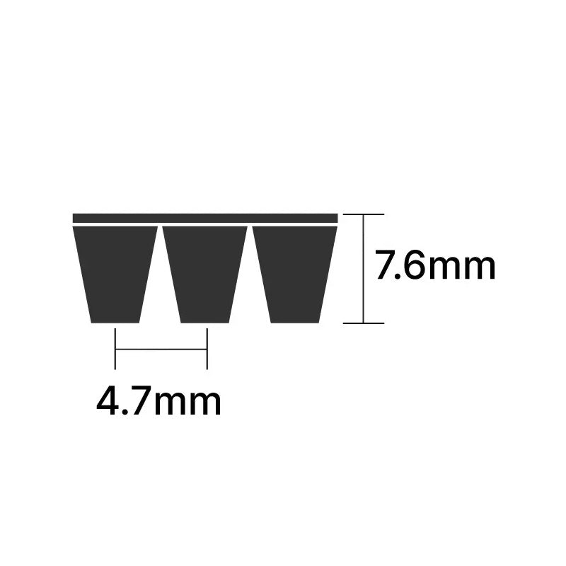 1372PL/540L Pix Poly V Multiple Ribbed Belt 1372mm/54 inch Length with 30 Ribs Allow 2-3 Days