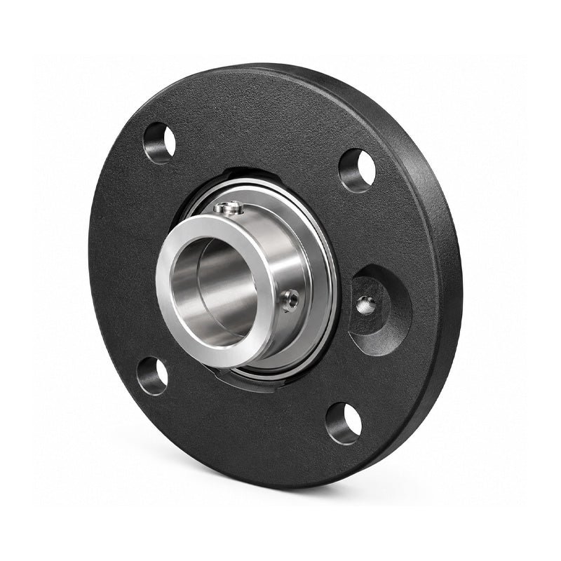 INA PME35XLN Four Bolt Cast Iron Round Housing with Eccentric Collar Insert 35mm Bore