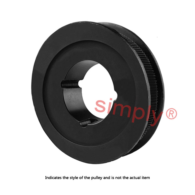 Drive-Flex PC14M-48S-68 - 14mm Pitch 48 Tooth Polychain and Synchrochain Steel Taper Bore Timing Belt Pulley for 68mm Wide Belts