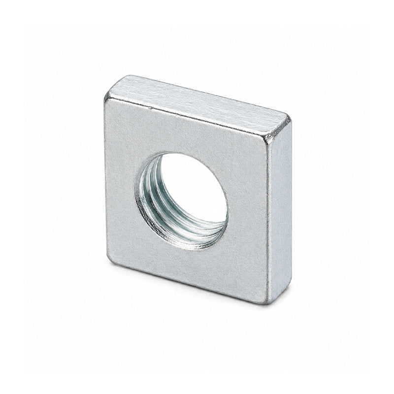 Unifix M8x13 - Class 6 Steel Square Roofing Nut ANSI/ASME B18.2.2 with 1.25mm Pitch and Bright Zinc Plated Finish