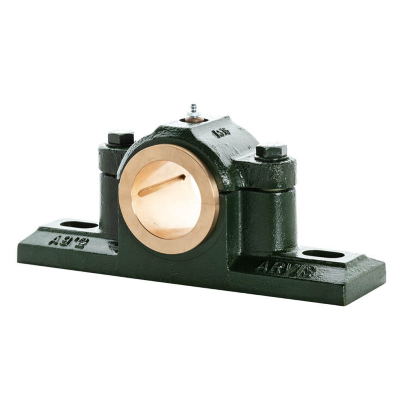 Major Brand SX44E Imperial Split Cast Iron Two Bolt Pillow / Plummer Block Housing with 2-3/4 inch Bore Gunmetal Bush Insert - Allow 3-4 Weeks