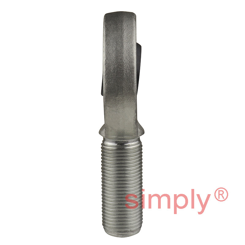 SKF SA25ES Right Hand Steel / Steel Plain Male Rod End M24x2 Thread