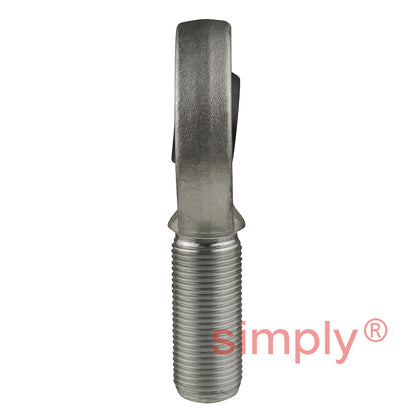 SKF SA25ES Right Hand Steel / Steel Plain Male Rod End M24x2 Thread