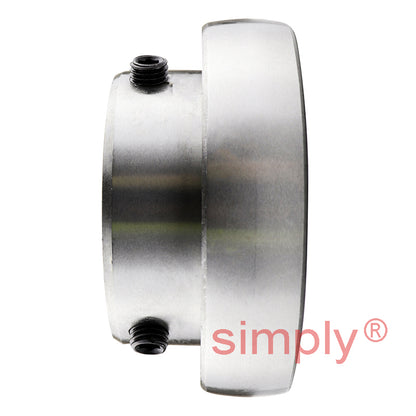 SB208/210ZZC3 Spherical Flat Back Insert 50mm Bore 80mm Outside Diameter