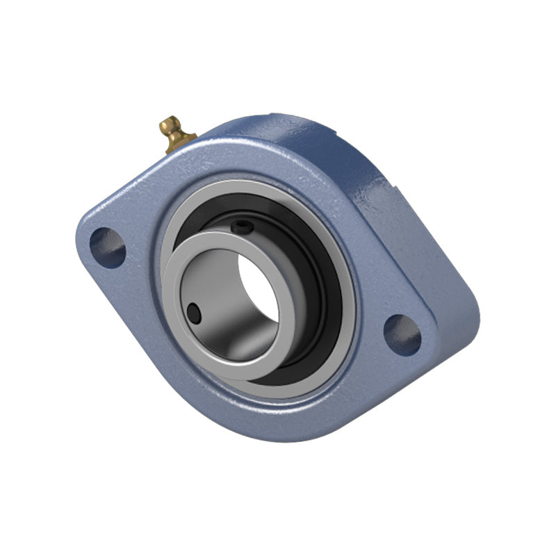 SBFW205 Metric Two Bolt Cast Iron Oval Housing with 25mm Bore