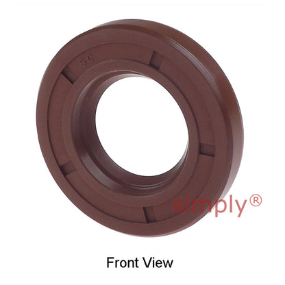 42x72x8mm SC / R21 Single Lip FKM Rubber Metric Rotary Shaft Oil Seal with Garter Spring