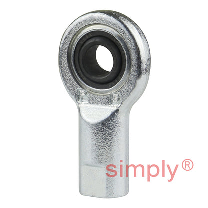 SKF SI8E Right Hand Steel / Steel Plain Female Rod End M8 Thread