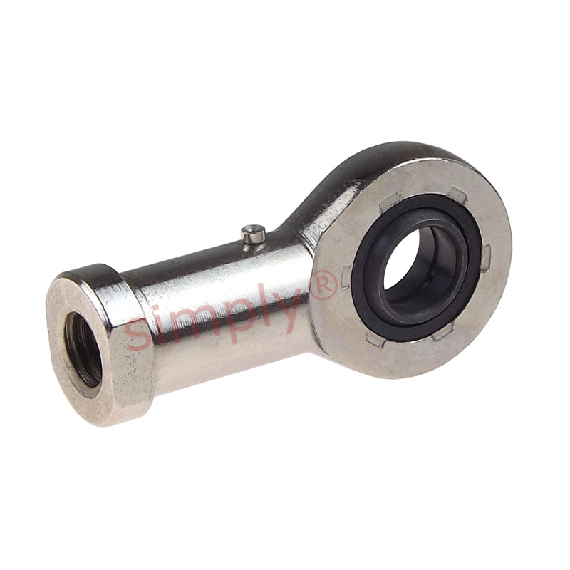 Codex SIL25ES Left Hand Steel / Steel Plain Female Rod End M24x2 Thread