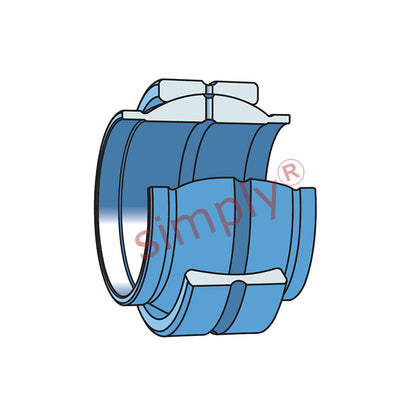 SKF GEG200ES Extended Inner Spherical Plain Bearing 200x290x200x100mm Allow 7-10 Days