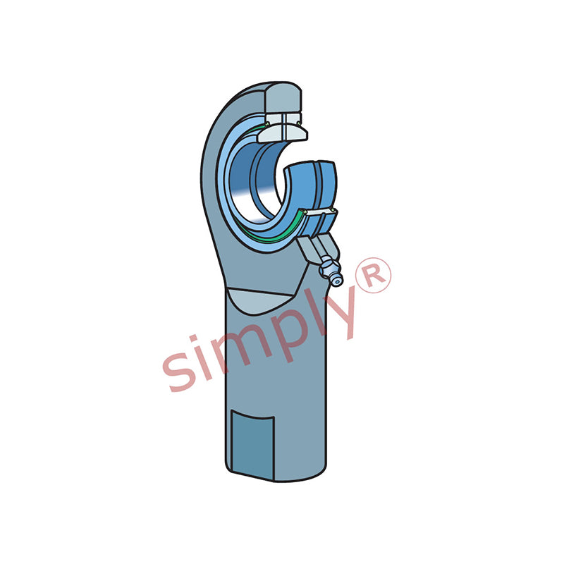 SKF SI45ES2RS Right Hand Steel / Steel Plain Female Rod End M45x3 Thread