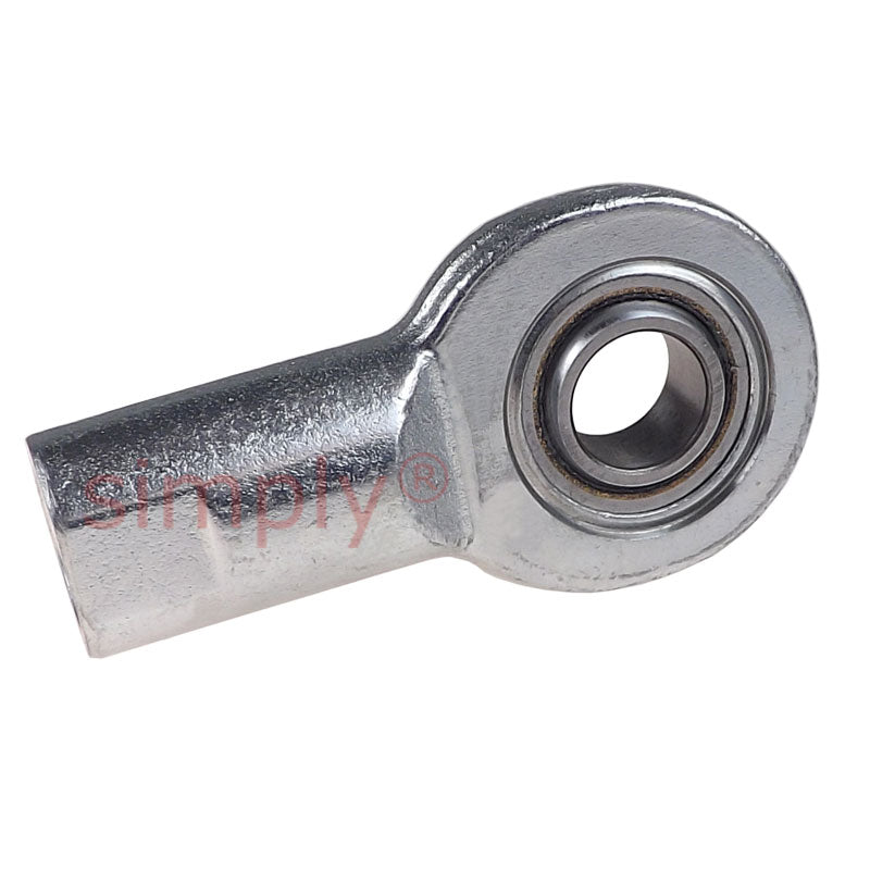 SKF SIL6C Left Hand Steel / PTFE Sintered Bronze Lined Plain Female Rod End M6 Thread