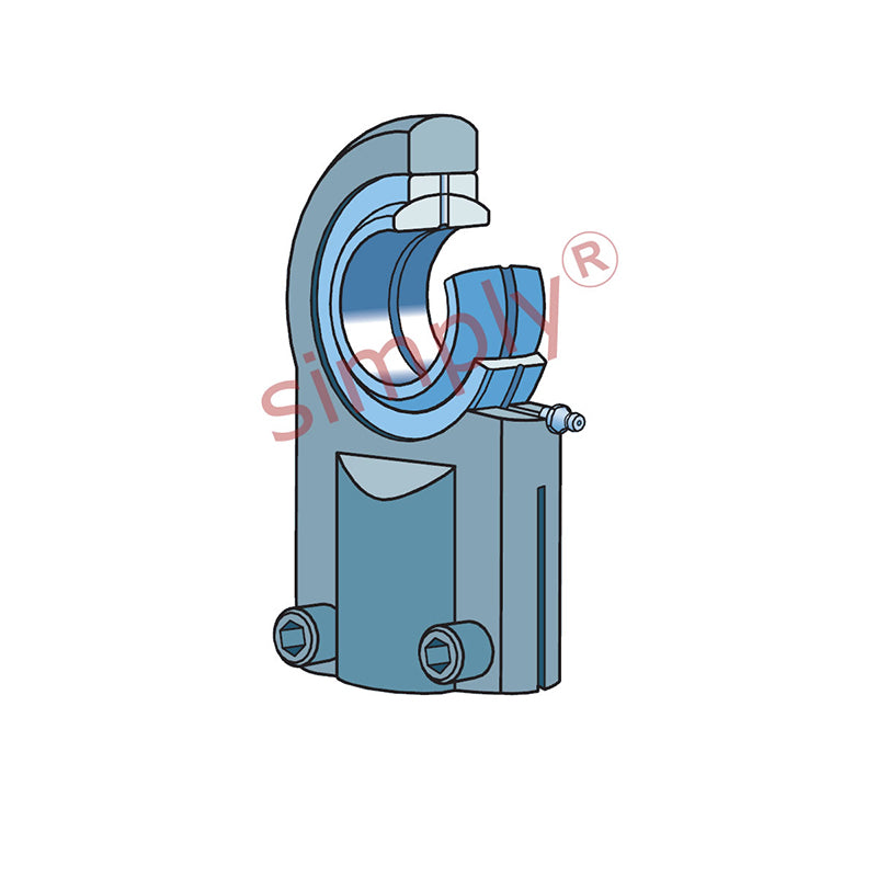 SKF SILJ60ES Left Hand Steel / Steel Clamp Type Female Rod End M42x2 Thread