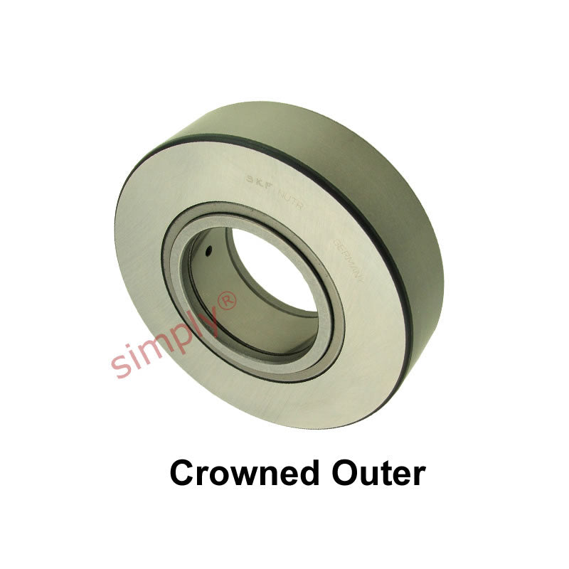 Major Brand NUTR50A Support Roller With Axial Guidance Crowned Outer 50x90x32mm