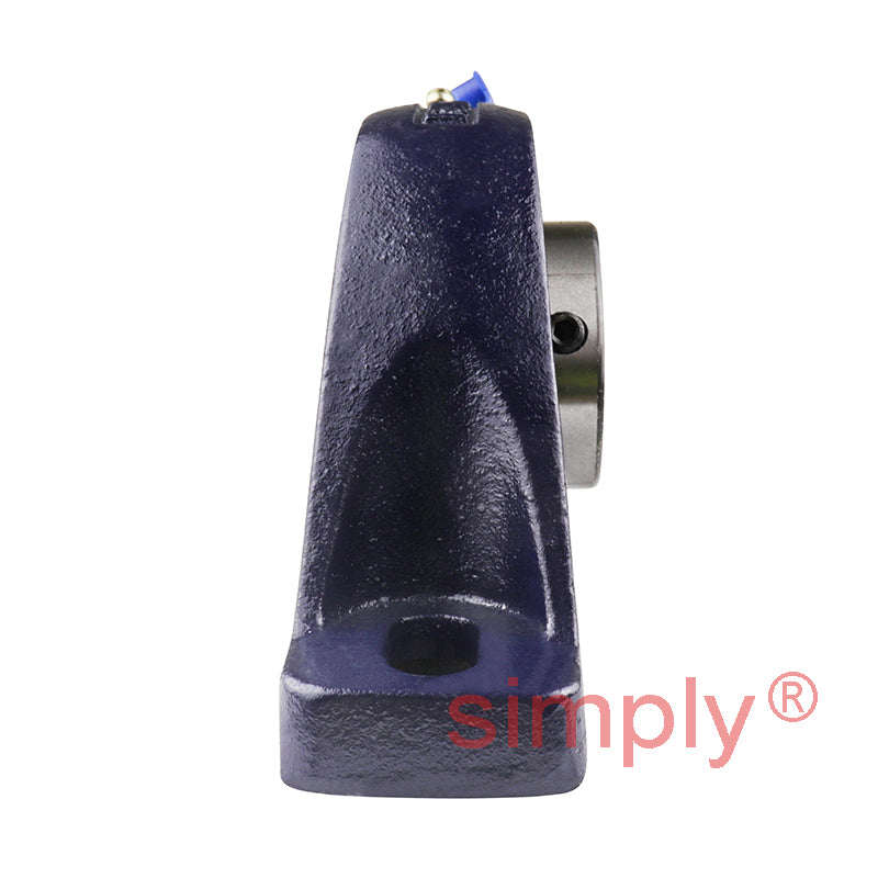 RHP SL45 Two Bolt Cast Iron Pillow Block and 45mm Bore Grub Screw Full Width Insert
