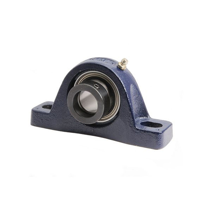 RHP SL5/8 Two Bolt Cast Iron Pillow Block and 5/8 Bore Grub Screw Full Width Insert