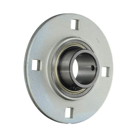RHP SLFE1-5/8 4 Bolt Round Pressed Steel Bearing Housing and 1-5/8 inch Bore Insert