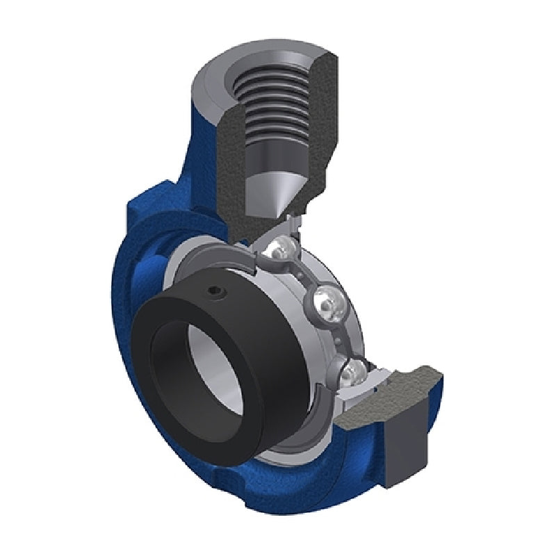 SNR ESEHE204 Metric Cast Iron Hanger Bearing Unit with Eccentric Collar Insert 20mm Bore - Allow 2-3 Days