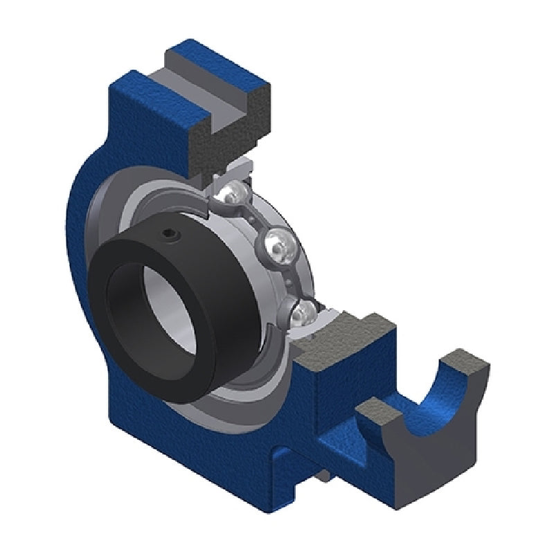 SNR EST209N Metric Cast Iron Take Up Unit with Eccentric Collar Insert 45mm Bore - Allow 2-3 Days