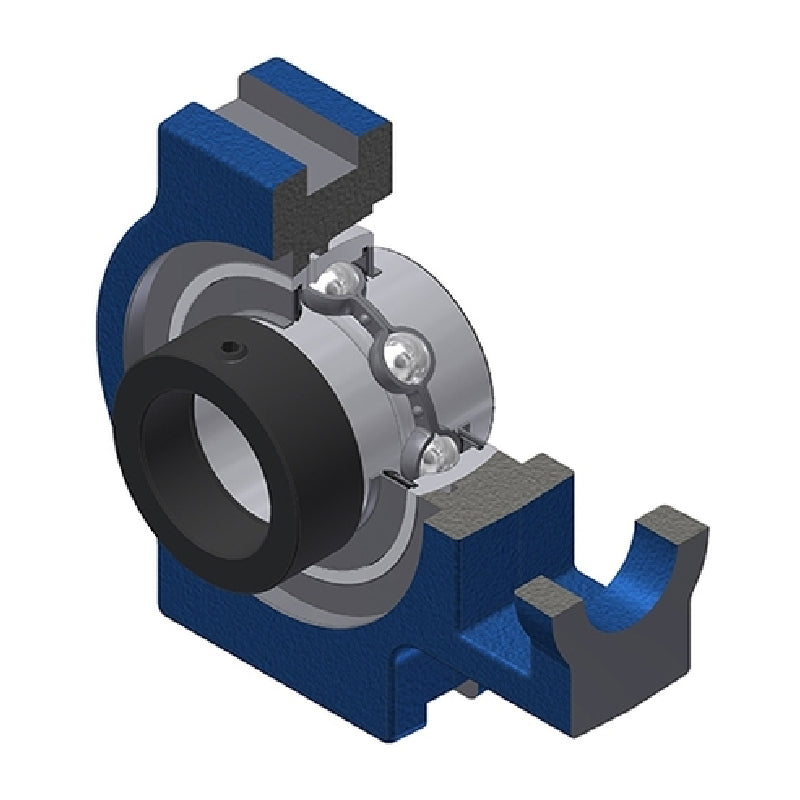 SNR EXT209N Metric Cast Iron Take Up Unit with Eccentric Collar Insert 45mm Bore - Allow 2-3 Days