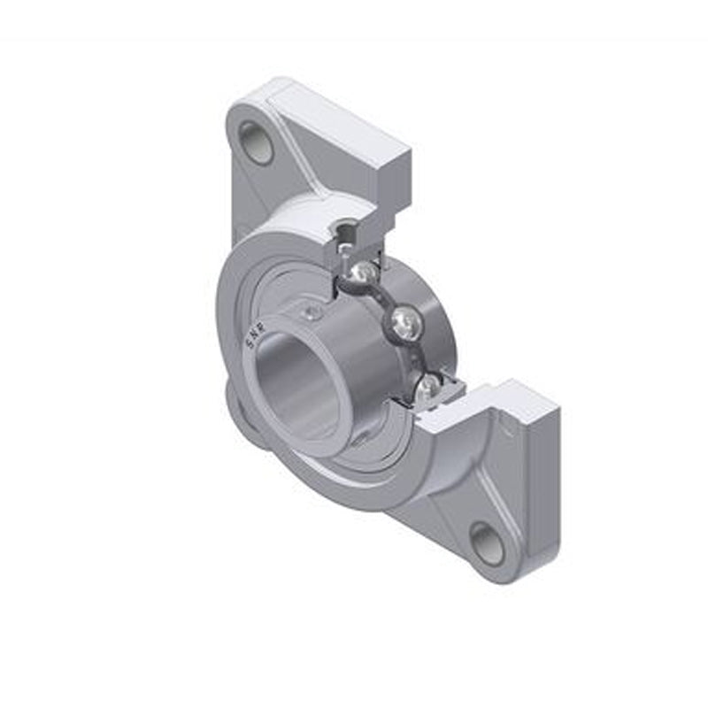 SNR MUCFPL206 Metric Thermoplastic Four Bolt Square Flanged Bracket Housing Unit with 30mm Bore Insert - Allow 2-3 Days