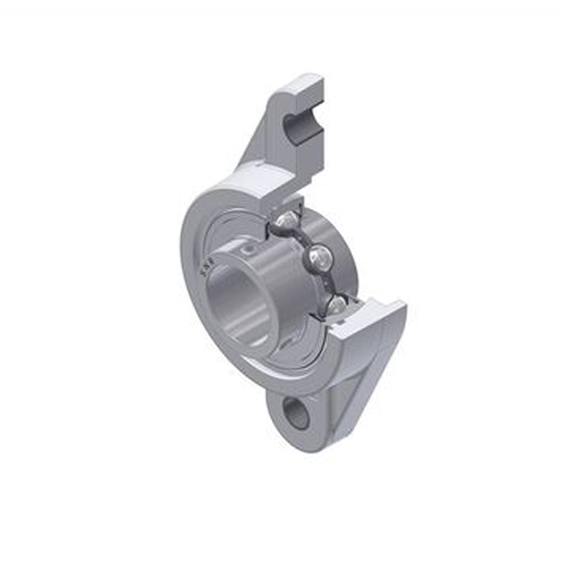 SNR MUCNFL202-10 Imperial Thermoplastic Two Bolt Oval Flanged Bracket Housing Unit with 5/8 inch Bore Insert - Allow 2-3 Days