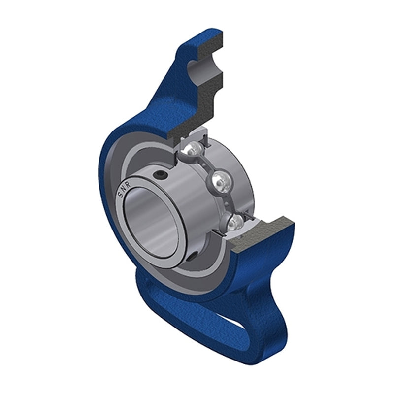 SNR UCFA204N Metric Cast Iron Adjustable Flange Unit with 20mm Insert - Allow 2-3 Days