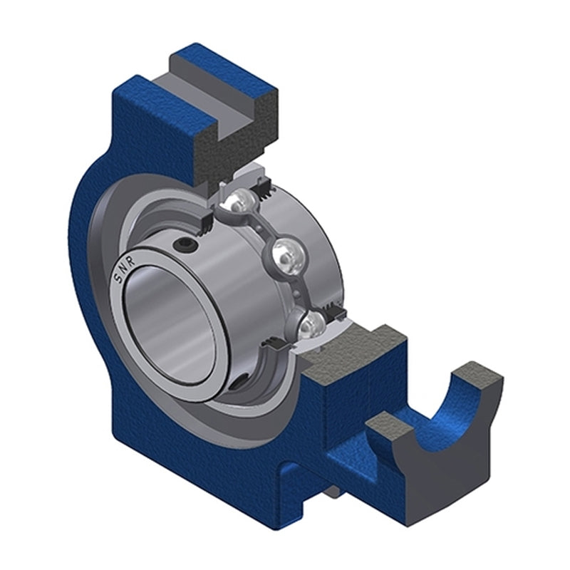 SNR UCT208NL3 Metric Cast Iron Take Up Unit with 40mm Bore Bearing Unit - Allow 2-3 Days