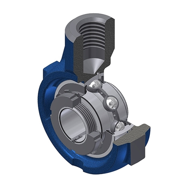 SNR UKEHE209H Metric Cast Iron Hanger Bearing Unit with 40mm Bore Insert and Adaptor Sleeve - Allow 2-3 Days