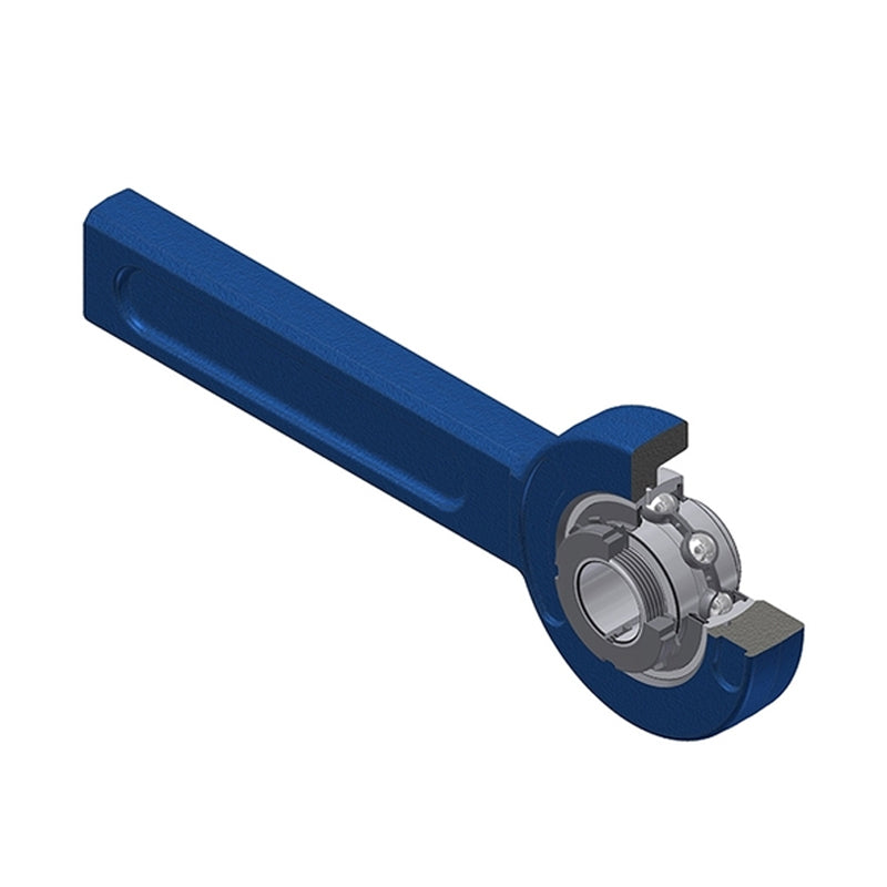 SNR UKSP209H Metric Cast Iron Tensioner Unit with Insert and Adaptor Sleeve Fits 40mm Shaft - Allow 2-3 Days