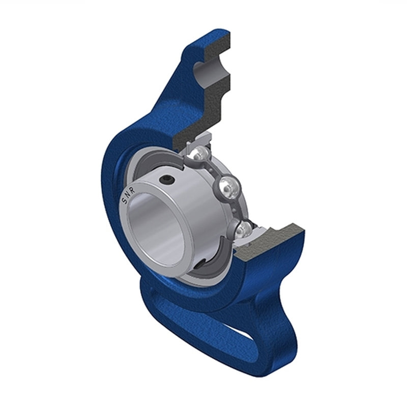 SNR USFA207 Metric Cast Iron Adjustable Flange Unit with 35mm Insert - Allow 2-3 Days