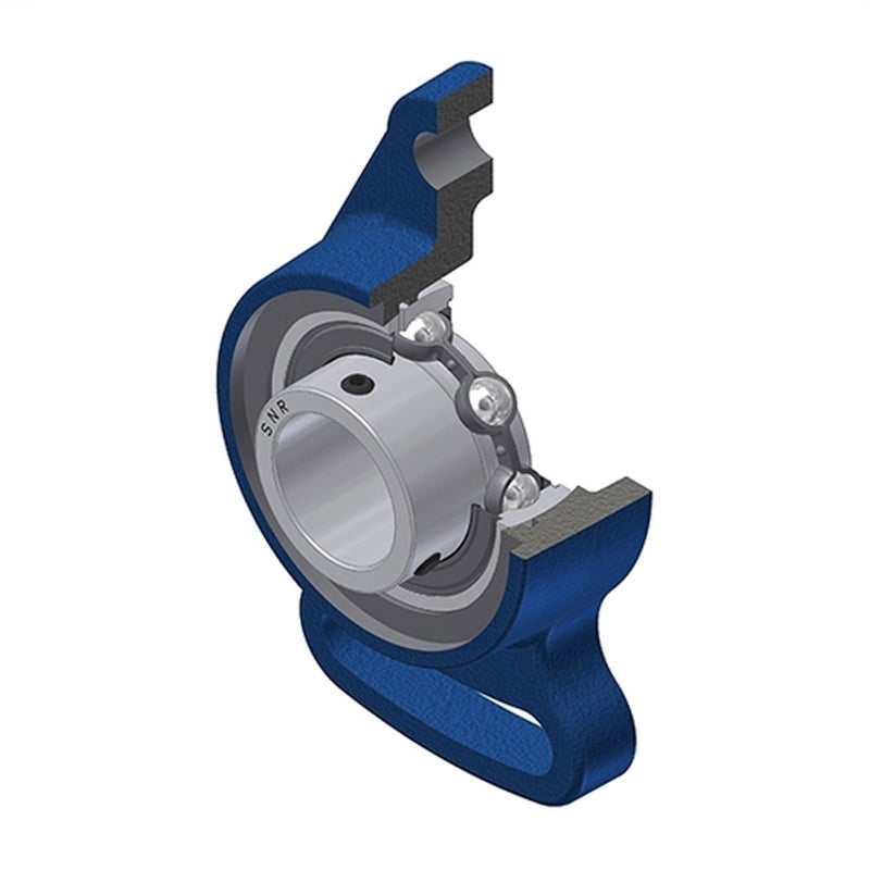 SNR USFA210N Metric Cast Iron Adjustable Flange Unit with 50mm Insert - Allow 2-3 Days