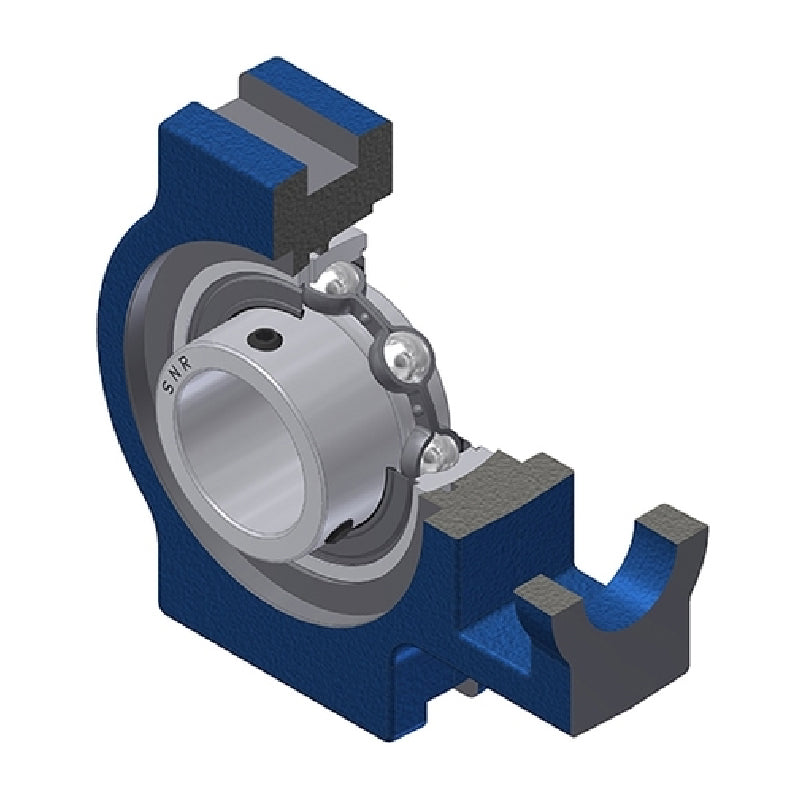 SNR UST212N Metric Cast Iron Take Up Unit with 60mm Bore Bearing Unit - Allow 2-3 Days