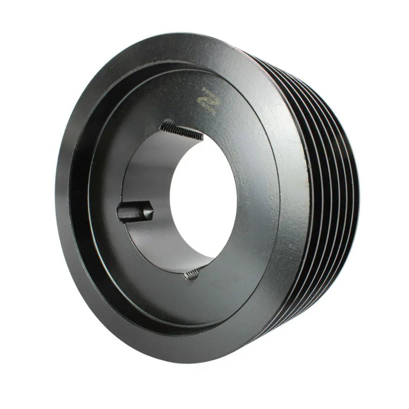 PowerDrive 140X6SPB 140mm Pitch Diameter SPB Section Tapered Locking Bush Type Pulley with 6 Grooves (Bush not Incl.) - Allow 2-3 Days