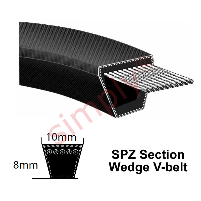 SPZ2500 Premier Quality SPZ-Section V-Belt