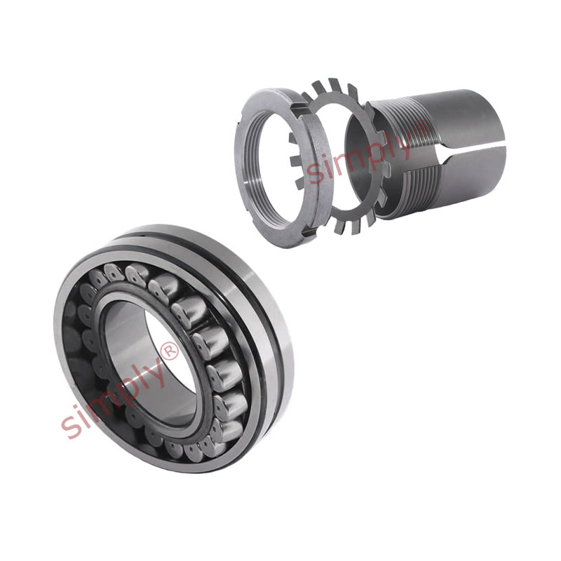 FAG 23028E1AKM X-life Spherical Roller Bearing with H3028 Adapter Sleeve 125x210x53mm