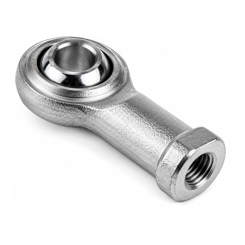 ISB TSFL12BB Left Hand Maintenance Required Steel/Steel Plain Female Rod End M12 Thread