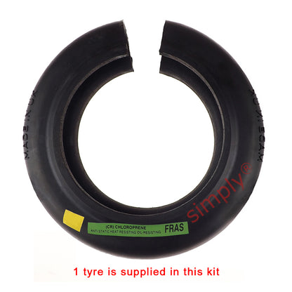 Major Brand F70F/F70B Inner Facing Taper Bore/Pilot Bored Tyre Drive Coupling Assembly with Fire Resistant Antistatic (F.R.A.S) Tyre