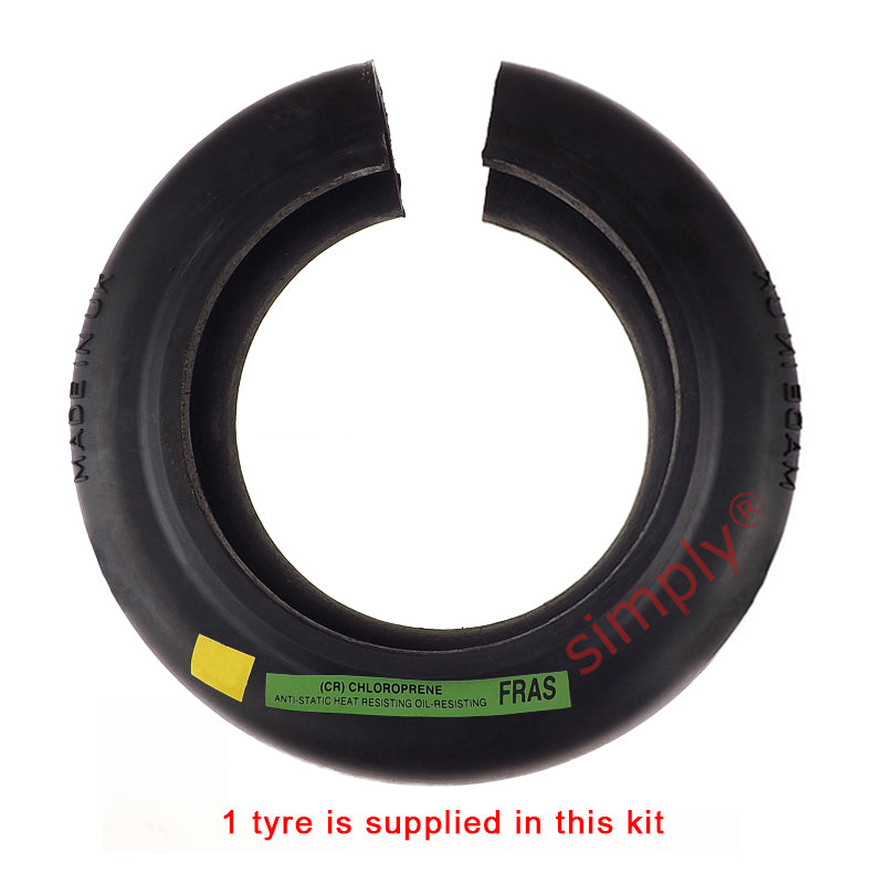 Major Brand F80B/F80B Pilot Bored Tyre Drive Coupling Assembly with Fire Resistant Antistatic (F.R.A.S) Tyre