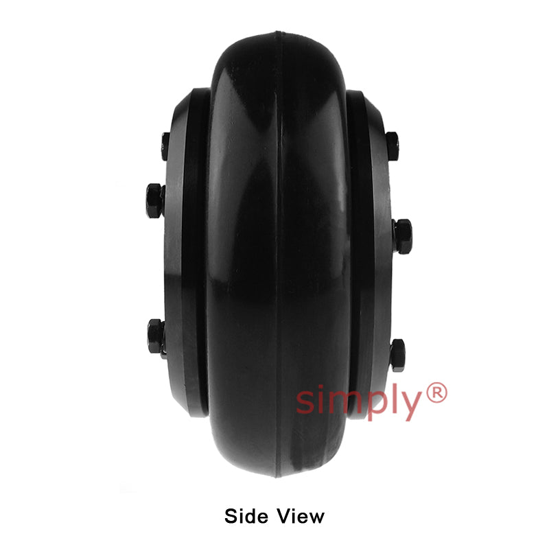 Major Brand F110H/F110F Inner/Outer Facing Taper Bores Type Tyre Drive Coupling Assembly with Natural Rubber Tyre