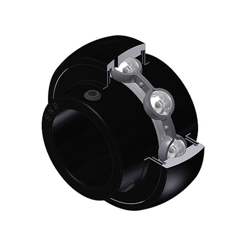 SNR UC209-26G2T20 Imperial Full Width Spherical Outer High Temp Bearing Insert 1-5/8 inch Bore 85mm Outside Diameter with Grub Screws - Allow 2-3 Days