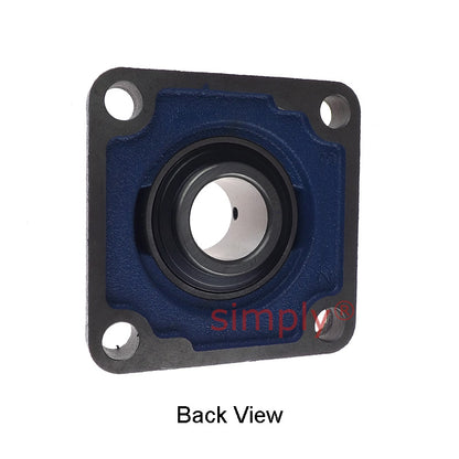 PFI UCF208-3L 4 Bolt Cast Iron Square Housing Unit 40x130x51.2mm - Allow 2-3 Days