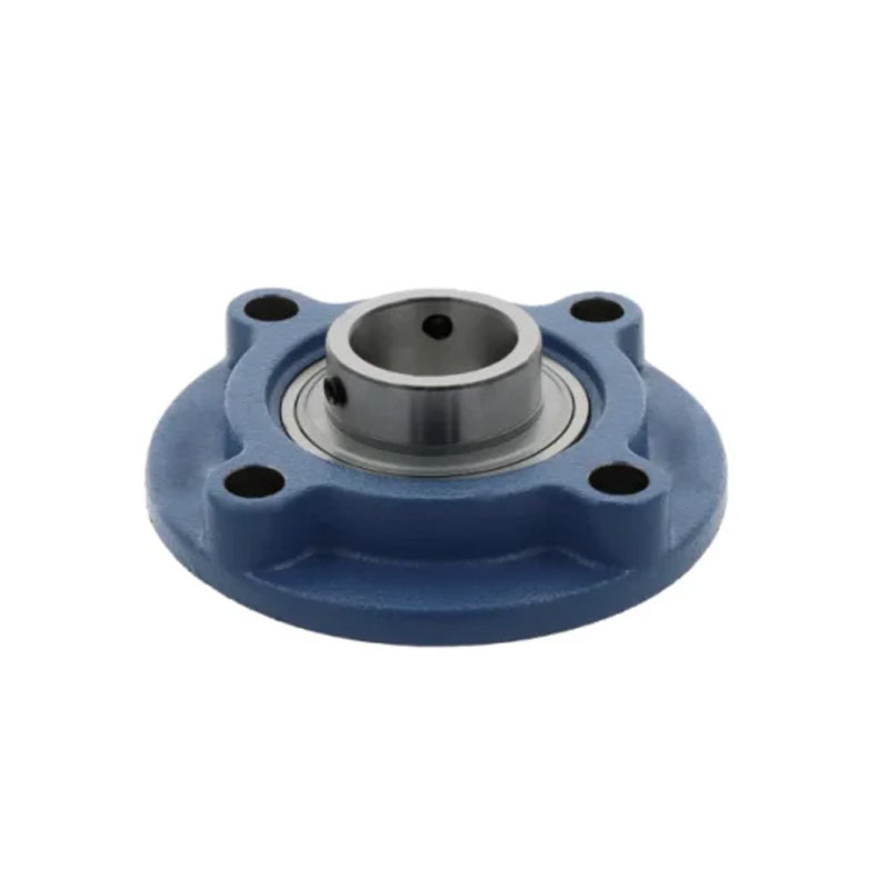 UCFCX06 Metric Four Bolt Cast Iron Round Flanged Housing with 30mm Insert
