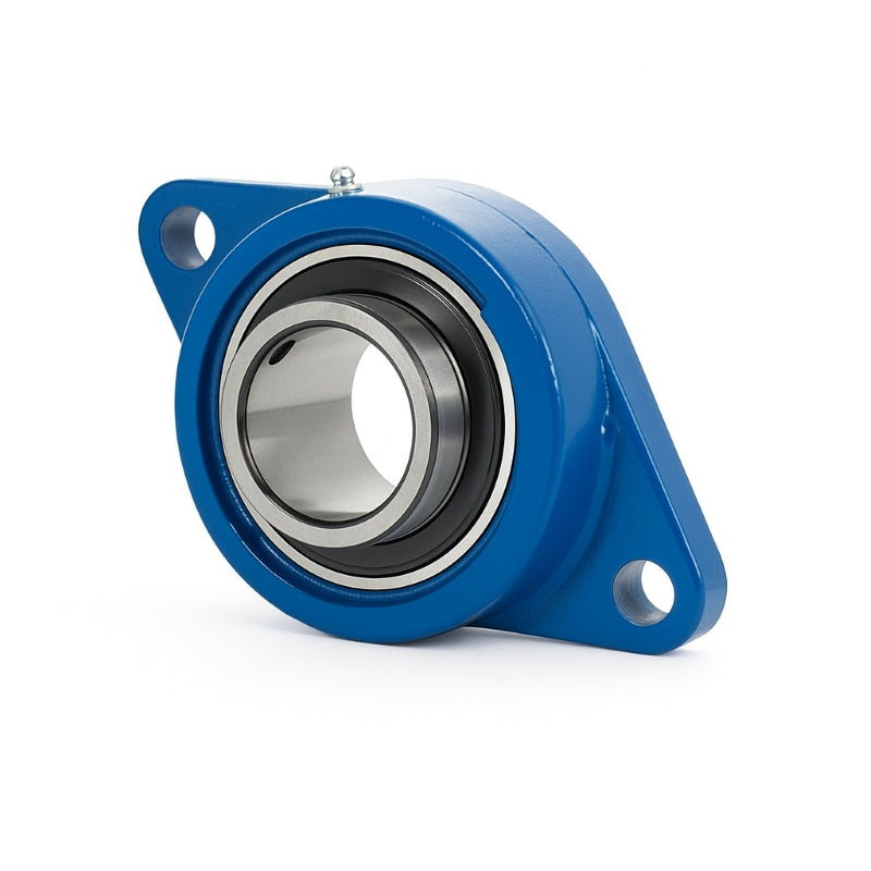 Major Brand UCFL215T-48E Imperial Steel Two Bolt Oval Housing for Bearing Inserts with 3 inch Outer Diameter - Allow 3-4 Weeks