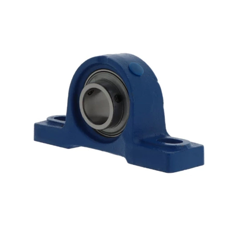 Challenge / FK UCP204 Metric Cast Iron Two Bolt Pillow Block Housing with 20mm Bore Insert and Triple Lip Seal Ideal for Agricultural and Outdoor Use