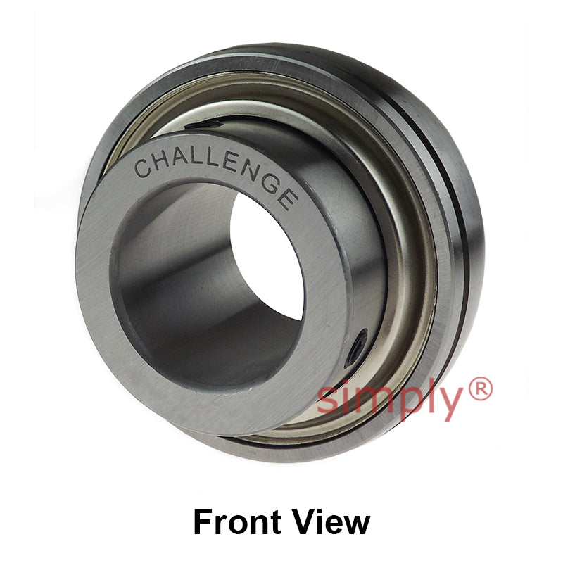 Challenge UCX12 Metric Insert with Grub Screws with 60mm Bore 120mm Outside Dia and Triple Lip Seal Ideal for Agricultural and Outdoor Use